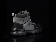 男性向けホットセリングクロスボーダーハイトップ安全靴 – 軽量保護作業ブーツ、スチール