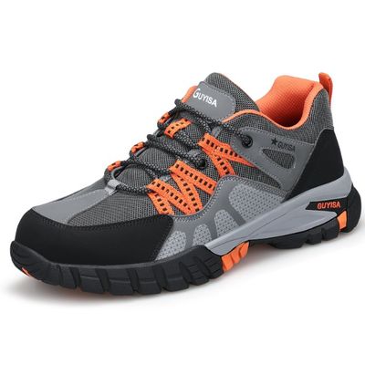 Steel Toe Work Safety Shoes Breathable Anti-Puncture Anti-Smash Durable Protective Summer Work Shoes for Men