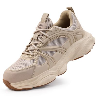 軽量通気性安全作業靴男性用抗穿刺 & 耐スマッシュソフトソール保護靴新しい夏のスタイル